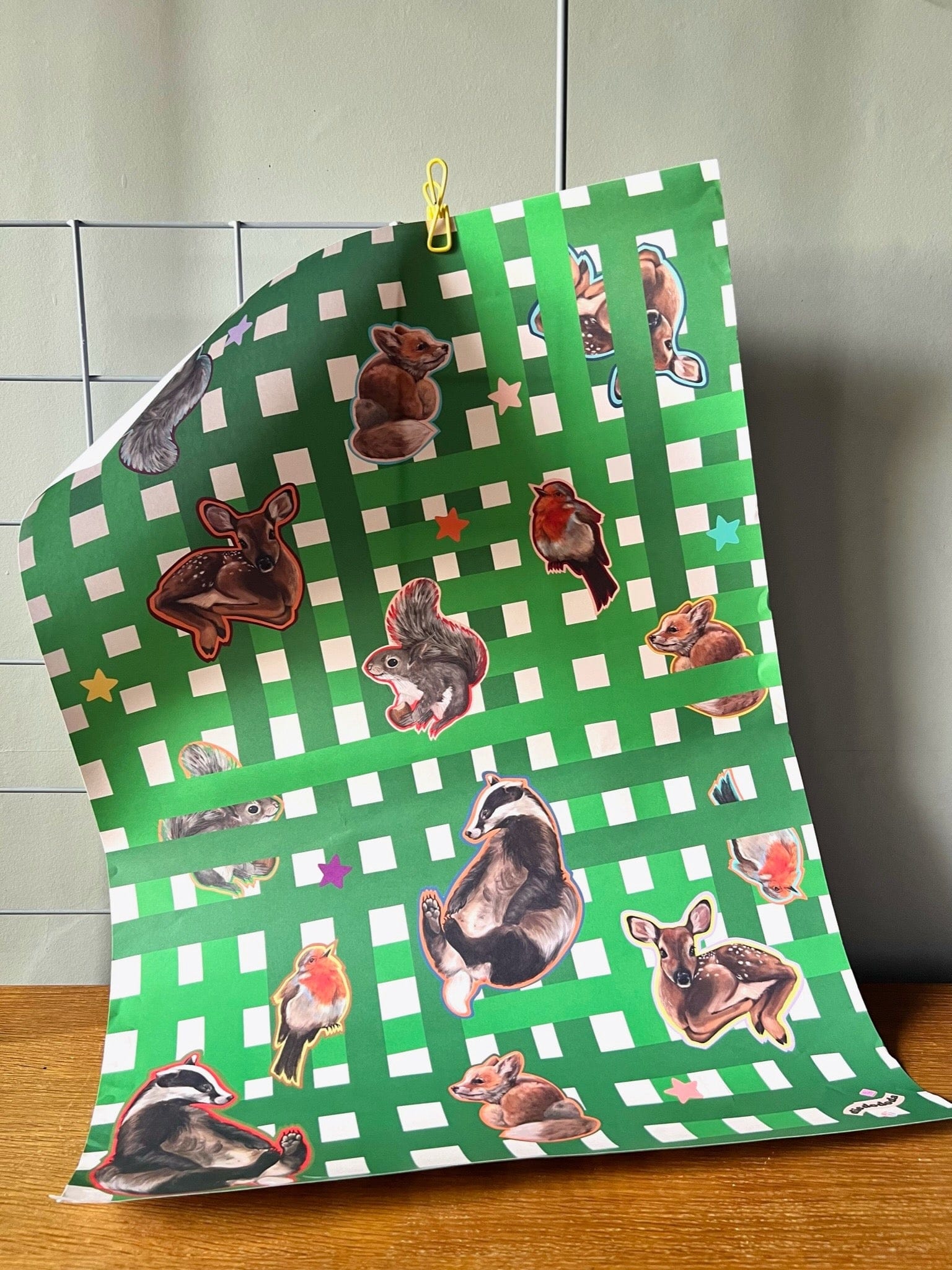 Fougere Wrapping Paper Stationery by diedododa Woodland Wrapping Paper