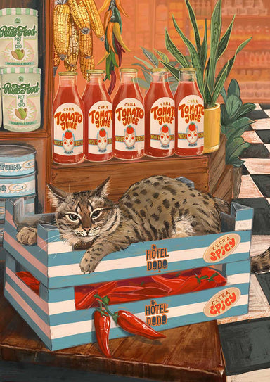 Bodega Cat Giclée Art Print Hôtel Dodo Art Print