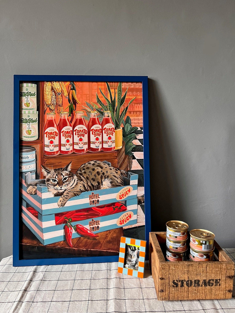 Bodega Cat Giclée Art Print Hôtel Dodo Art Print