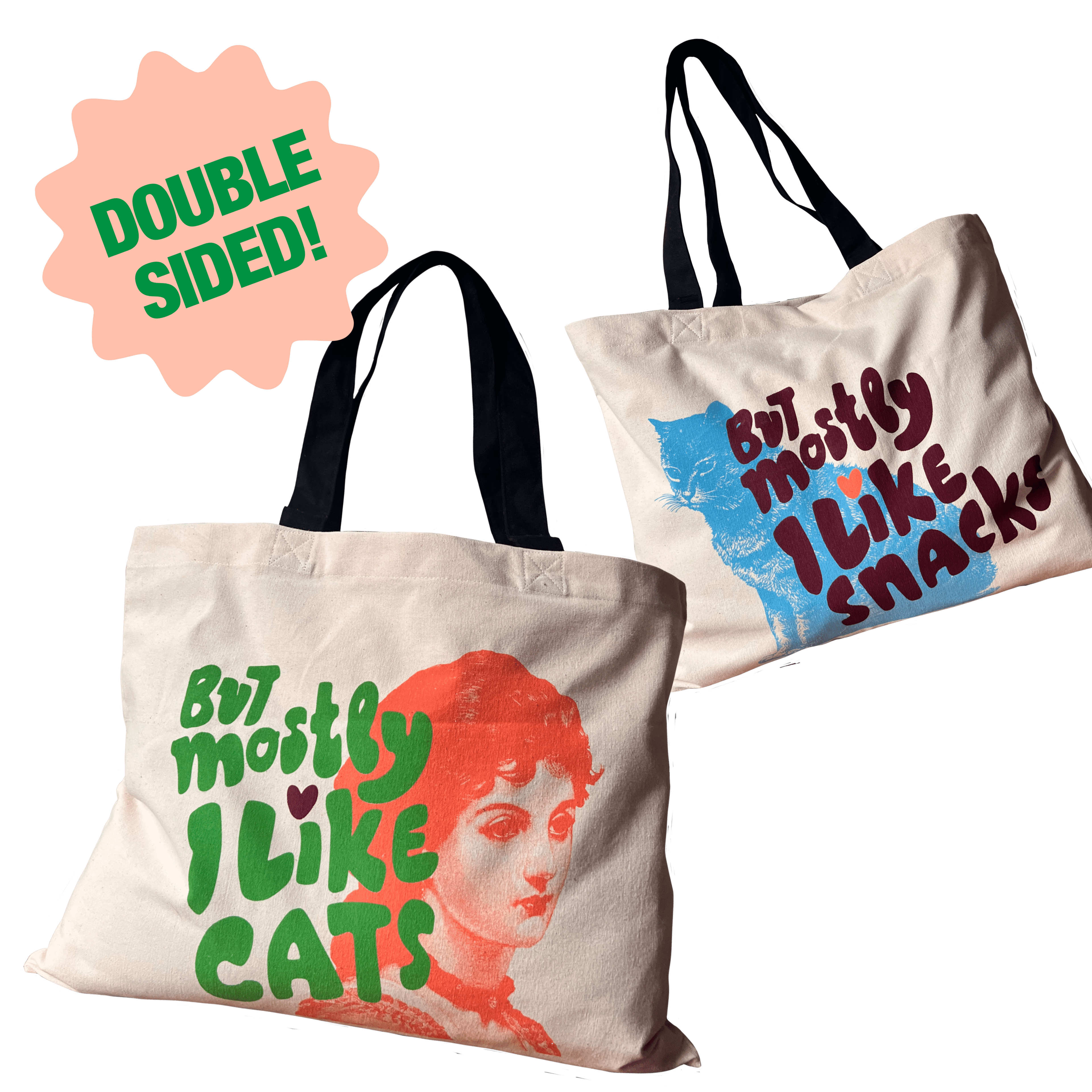 But Mostly I Like Cats Shopping & Beach Bag