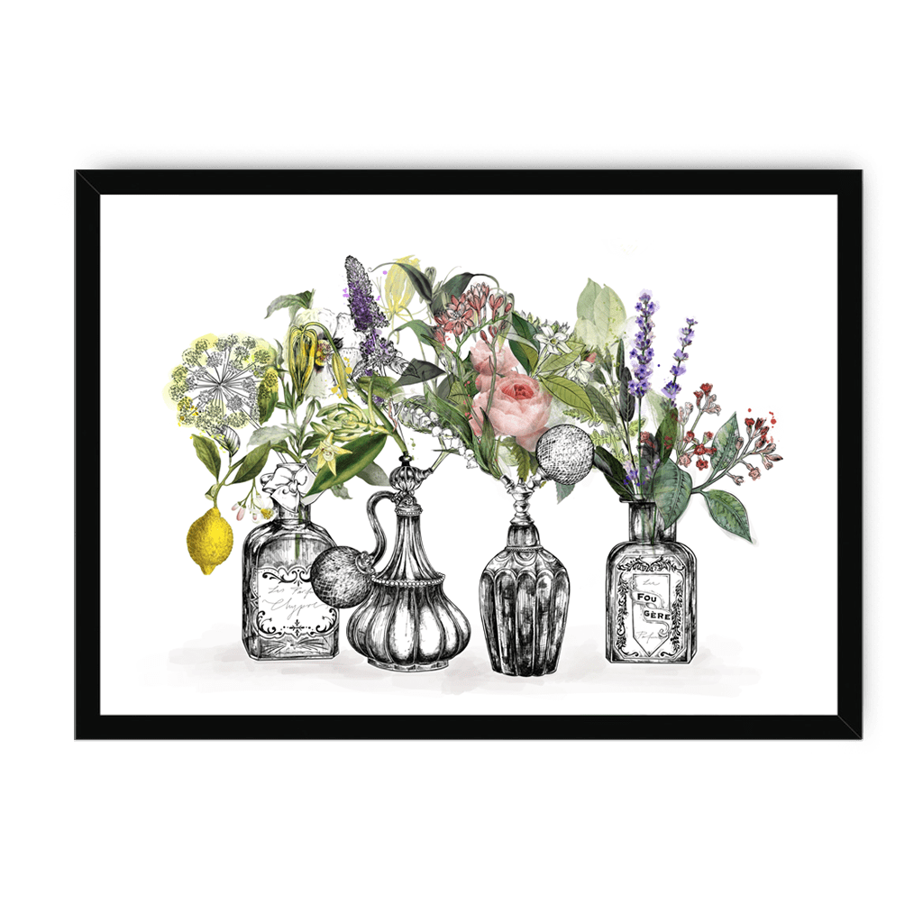 Les Parfums Framed Print Les Parfums A3 (297 X 420 mm) / Black / No Mount (All Art) Framed Print
