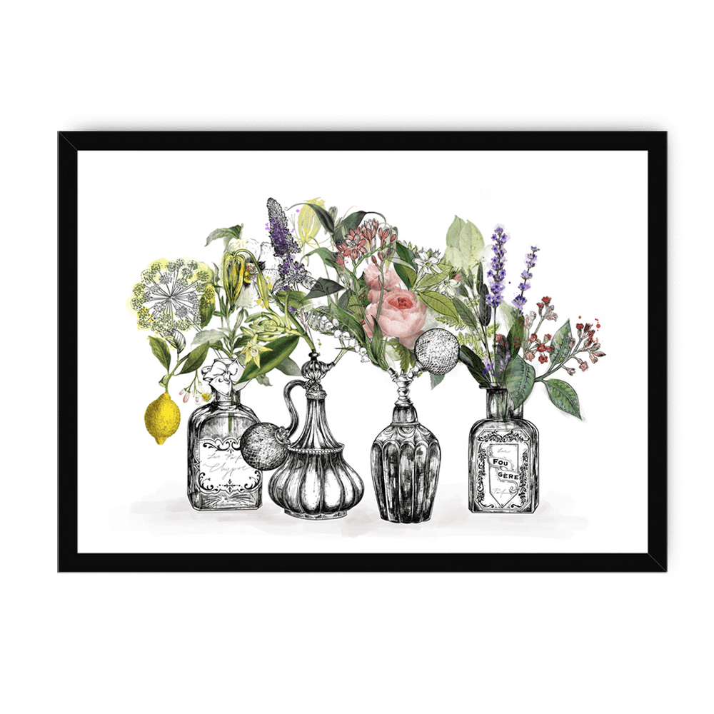 Les Parfums Framed Print Les Parfums A3 (297 X 420 mm) / Black / No Mount (All Art) Framed Print