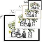 Les Parfums Framed Print Les Parfums Framed Print