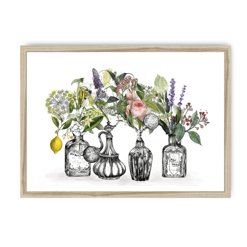 Les Parfums Framed Print Les Parfums A3 (297 X 420 mm) / Natural / No Mount (All Art) Framed Print