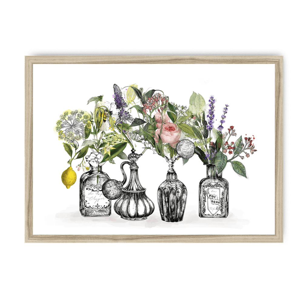 Les Parfums Framed Print Les Parfums A3 (297 X 420 mm) / Natural / No Mount (All Art) Framed Print