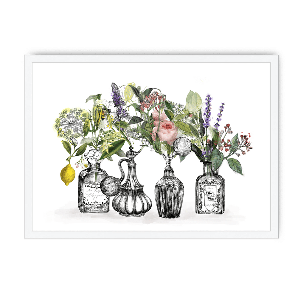 Les Parfums Framed Print Les Parfums A3 (297 X 420 mm) / White / No Mount (All Art) Framed Print