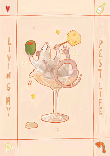 Living my Pest Life Matte Art Print International Pestsellers Art Print