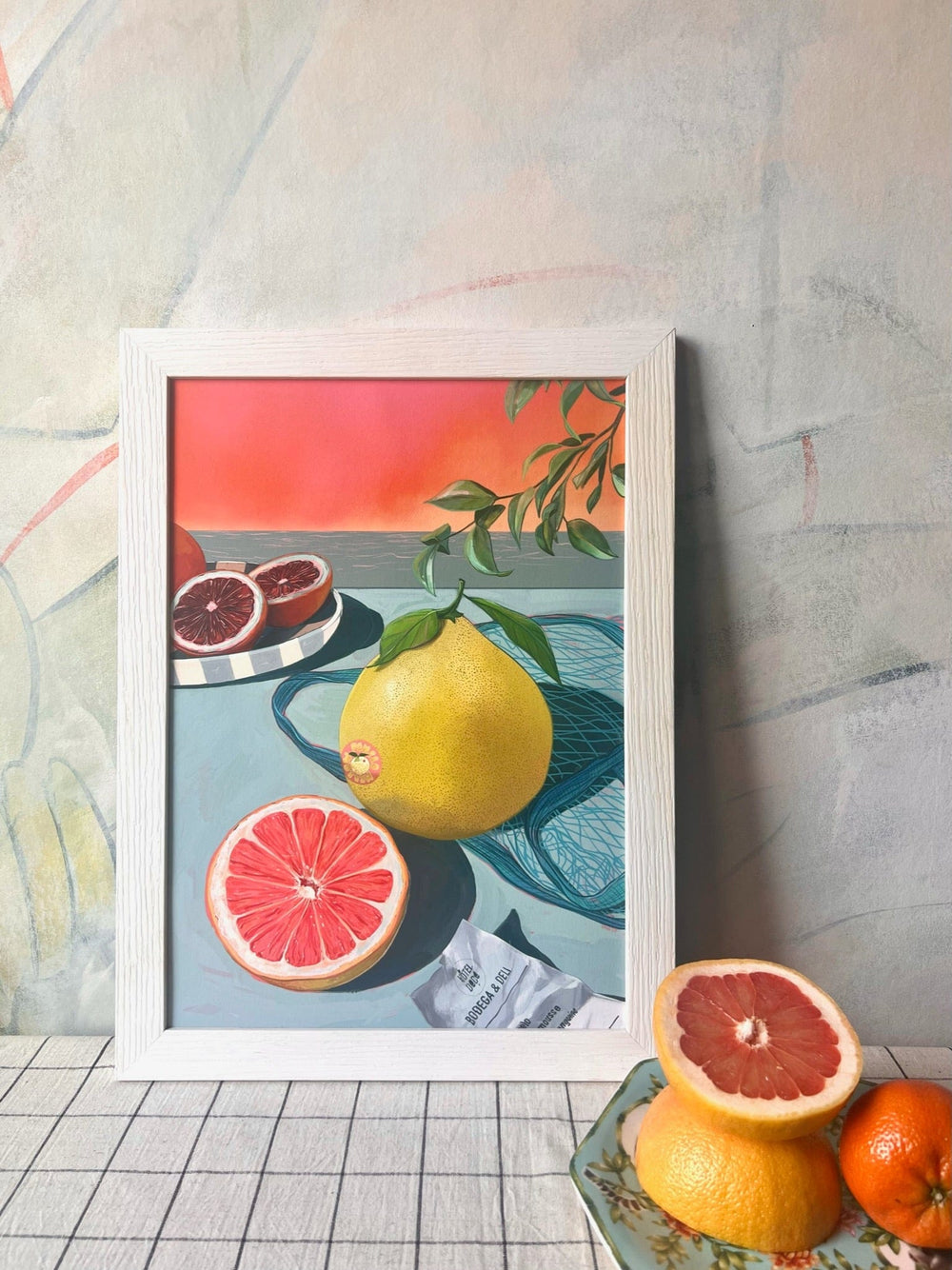 Mellow Pomelo Giclée Art Print Hôtel Dodo Art Print