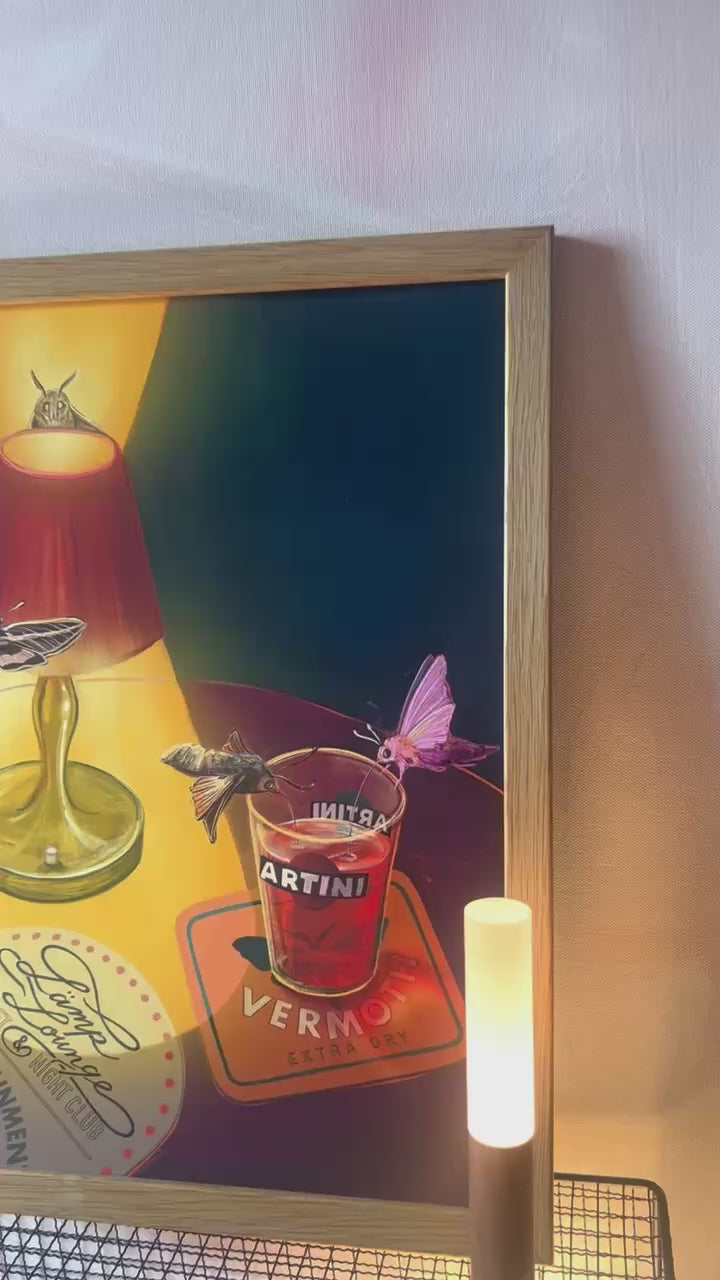 Lamp Lounge Giclée Art Print
