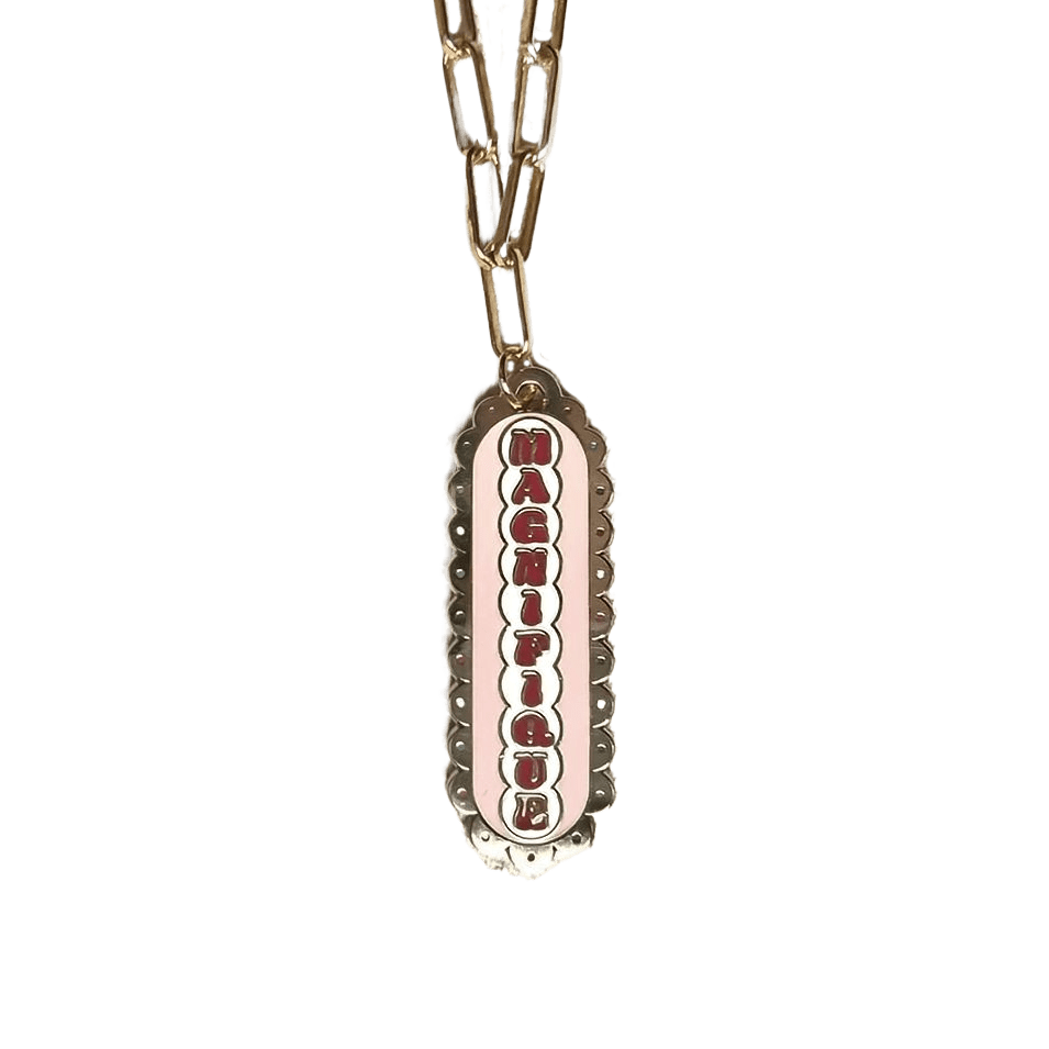 Magnifique Necklace Necklaces Style 1 - Medium paperclip chain: 60cm (ca. 24”) Necklace