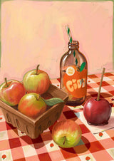 Apple Core Giclée Art Print
