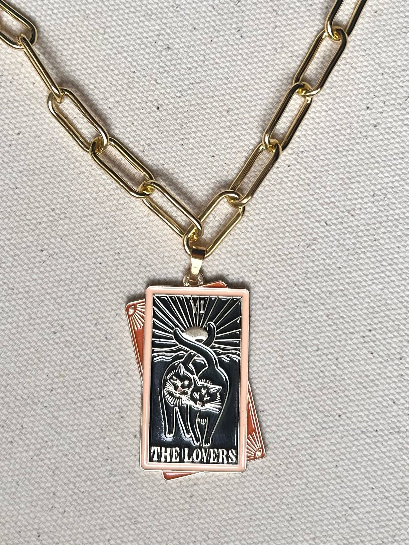 Tarot Cats - The Lovers Necklace – diedododa
