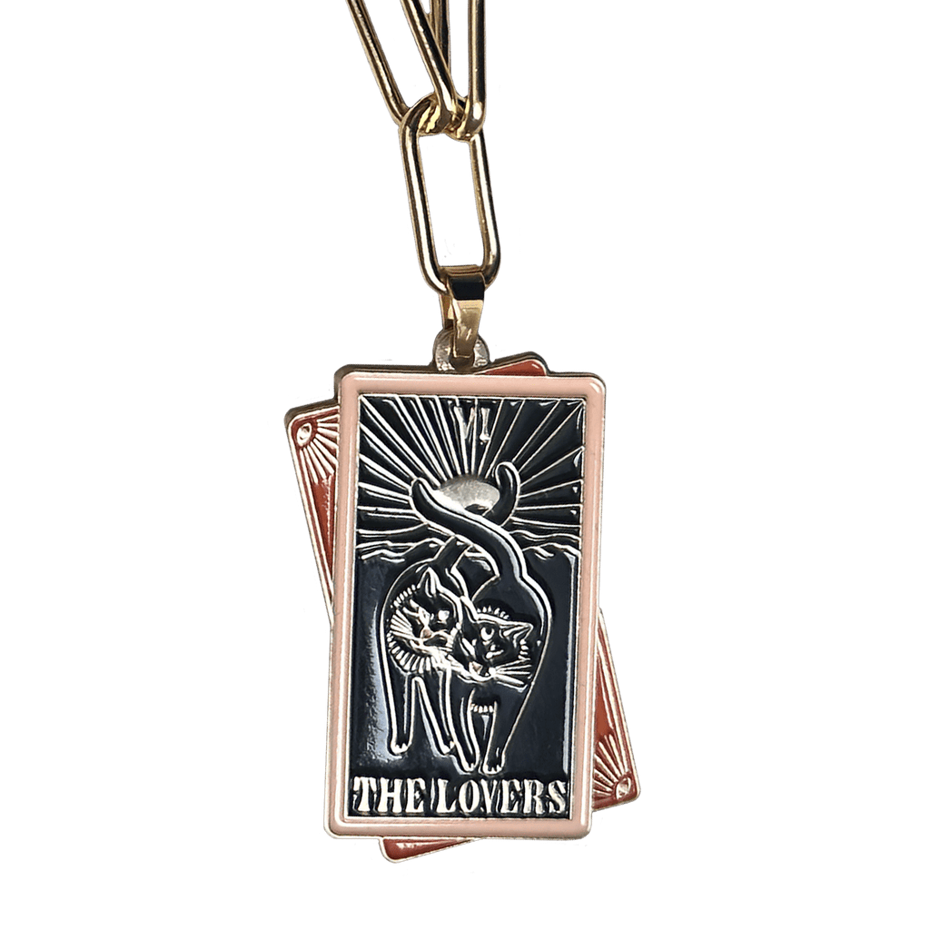Tarot Cats - The Lovers Necklace Tarot Cats Necklace