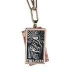 Tarot Cats - The Lovers Necklace Tarot Cats Necklace