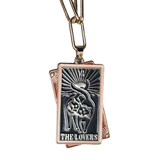 Tarot Cats - The Lovers Necklace