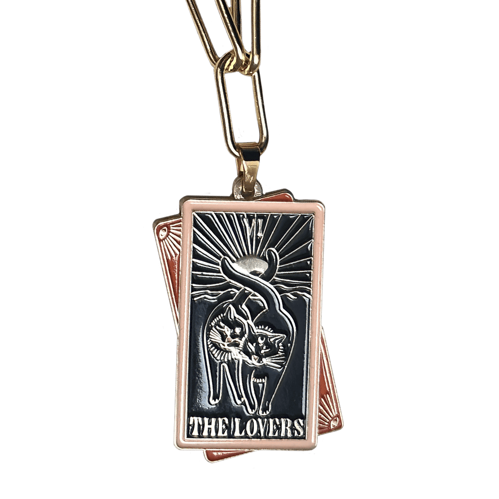 Tarot Cats - The Lovers Necklace Tarot Cats Necklace