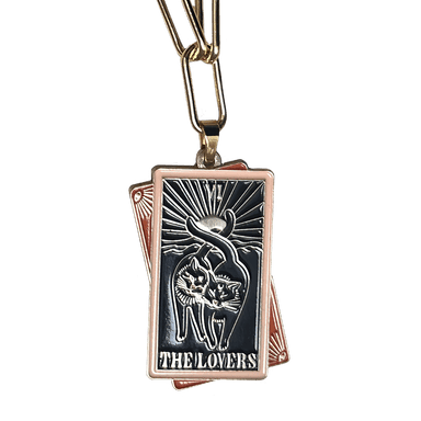 Tarot Cats - The Lovers Necklace Tarot Cats Necklace