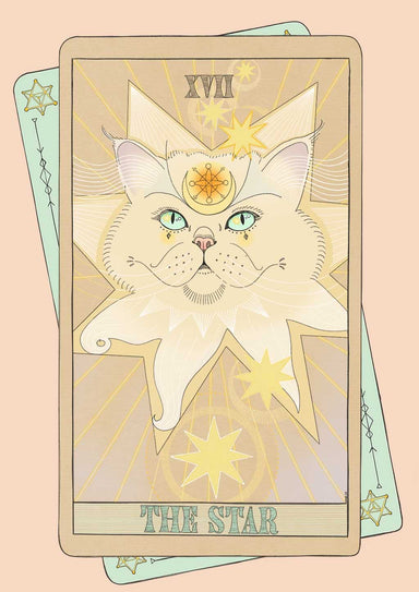 The Star Art Print Tarot Cats Art Print