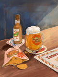 Certainly! Here’s a revised version of the sentence using your product data: It appears you mentioned "No keywords found," so there are no specific keywords provided to blend into the description for the Beastie Bräu Giclée Art Print by Hôtel Dodo. If you could provide one or two keywords, I’d be happy to revise the description for you!.