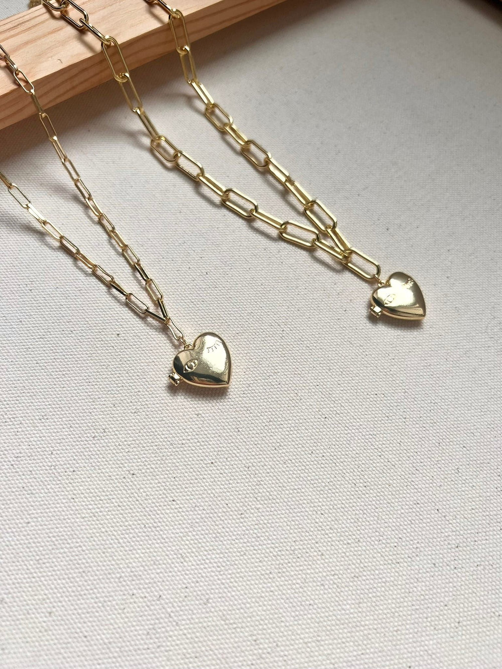 Wink Heart Locket Necklace Necklaces Necklace