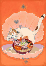 Seafood Ramen Thief a.k.a. Venus Of Pawticelli Giclée Art Print