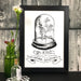 Gin & Tonic Bell Jar Matte Art Print Boozehound Art Print