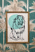 Lion Matte Art Print Cats & Dots Art Print