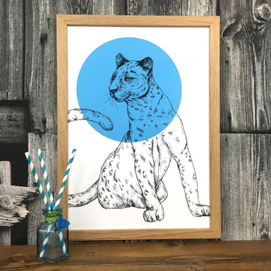 Panther Matte Art Print Cats & Dots Art Print