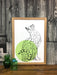 Serval Matte Art Print Cats & Dots Art Print