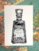 Tequila Medicina Mexicana Matte Art Print Potion & Poison Bottles Art Print