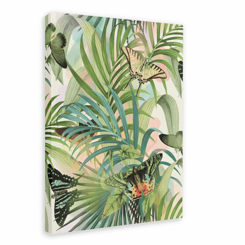 Fluttering Flora Canvas Print The Flutterby Effect 28"x40"(70x100 cm) Canvas Print