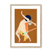 Dancer (Kobayakawa Kiyoshi X diedododa) Framed & Mounted Print Movements A3 Portrait / Natural Frame Mounted Print