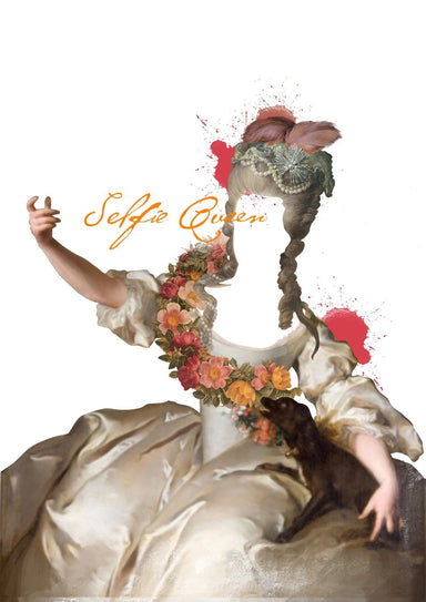 Selfie Queen Matte Art Print Online Overlords A4 (21 X 29.7 cm) Art Print