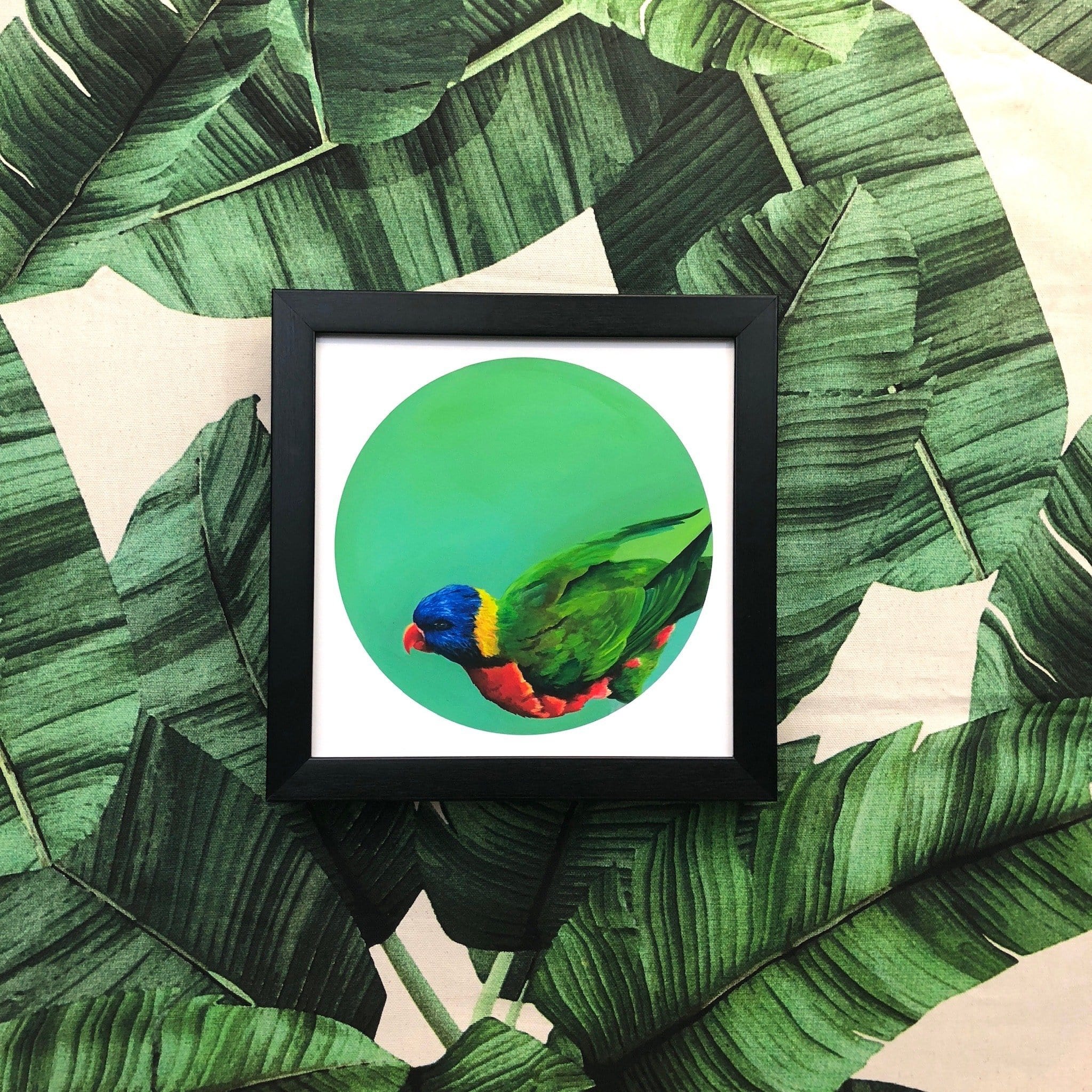 Rainbow Lorikeet Giclée Art Print Exotic Bird Paintings 8