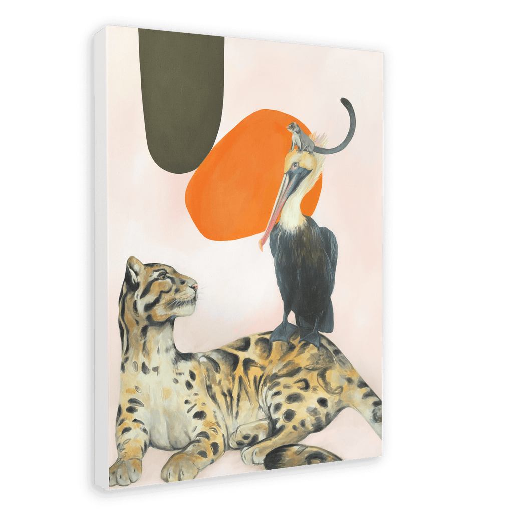 Des Animaux Canvas Print The Gathering 28"x40"(70x100 cm) Canvas Print