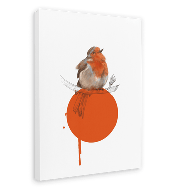 Robin Canvas Print Drippy Birds 28"x40"(70x100 cm) Canvas Print