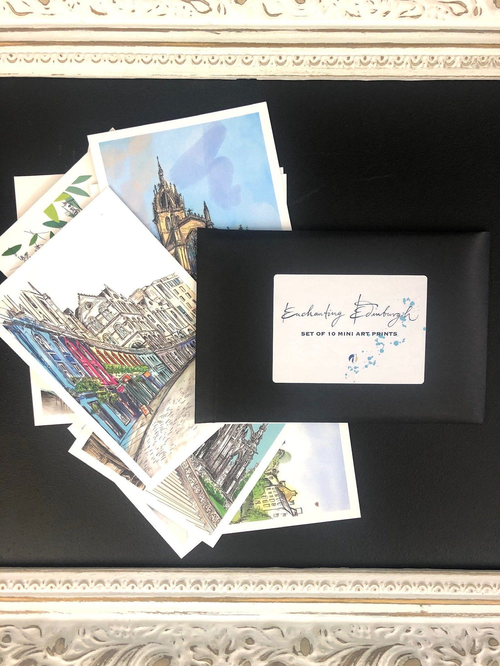 Enchanting Edinburgh Mini Art Print Set Essential Edinburgh mini print set