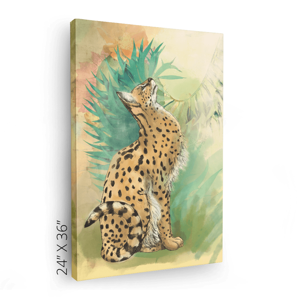 Spring Steppe Canvas Print Pawky Paws Canvas Print