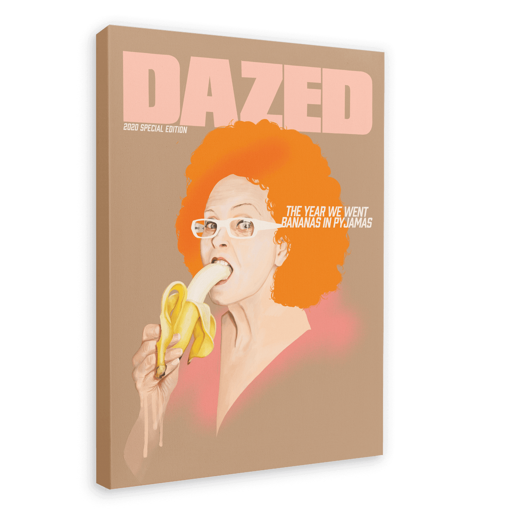 Vivienne Westwood - Dazed Canvas Print Fashion Illustration 28"x40"(70x100 cm) Canvas Print