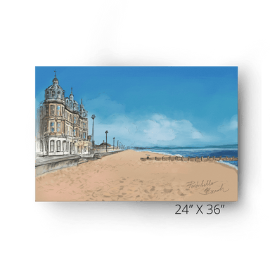 Portobello Beach Canvas Print Essential Edinburgh 24" X 36" Canvas Print