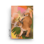 Tufted Whimsy Canvas Print Pawky Paws 24" X 36" Canvas Print