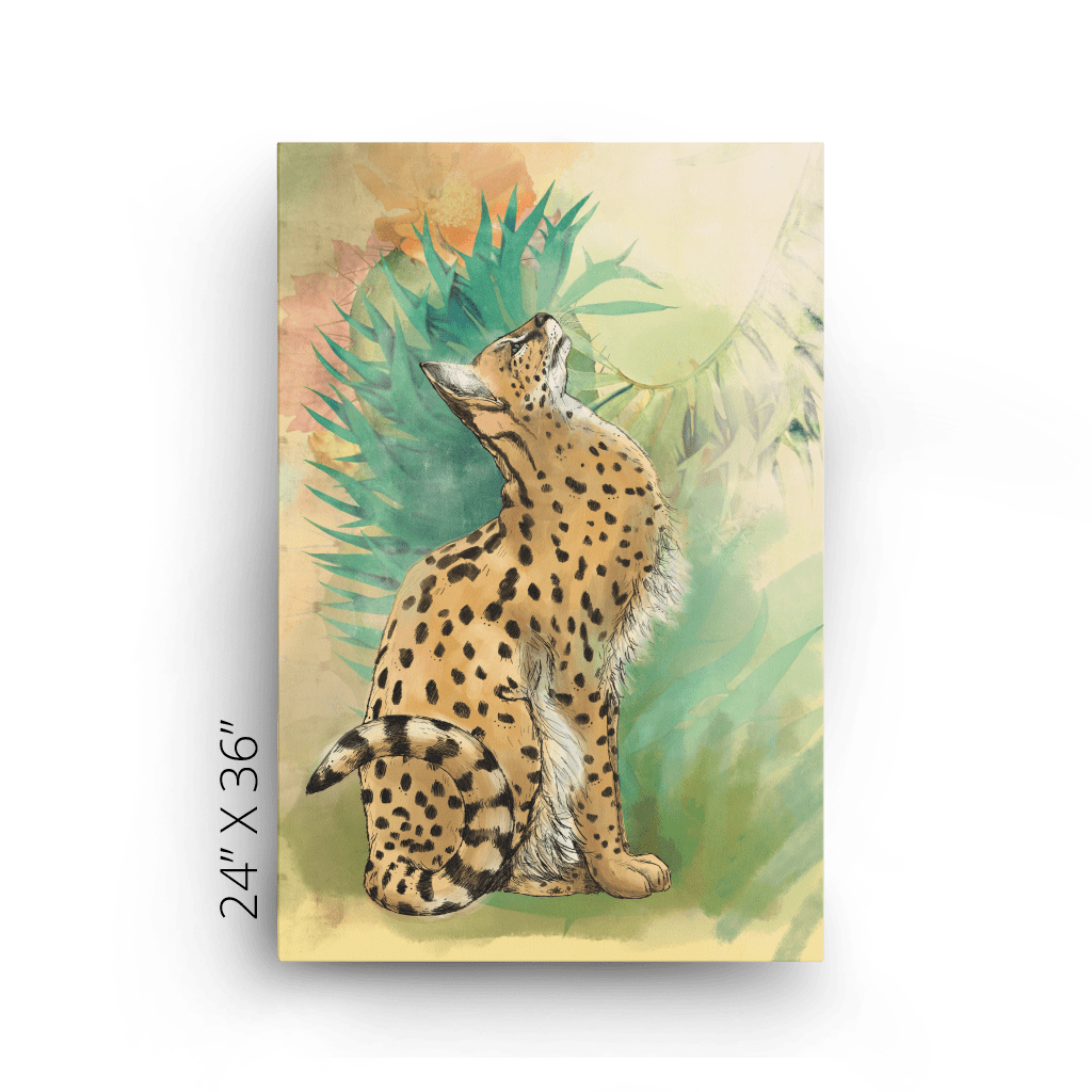 Spring Steppe Canvas Print Pawky Paws 24" X 36" Canvas Print
