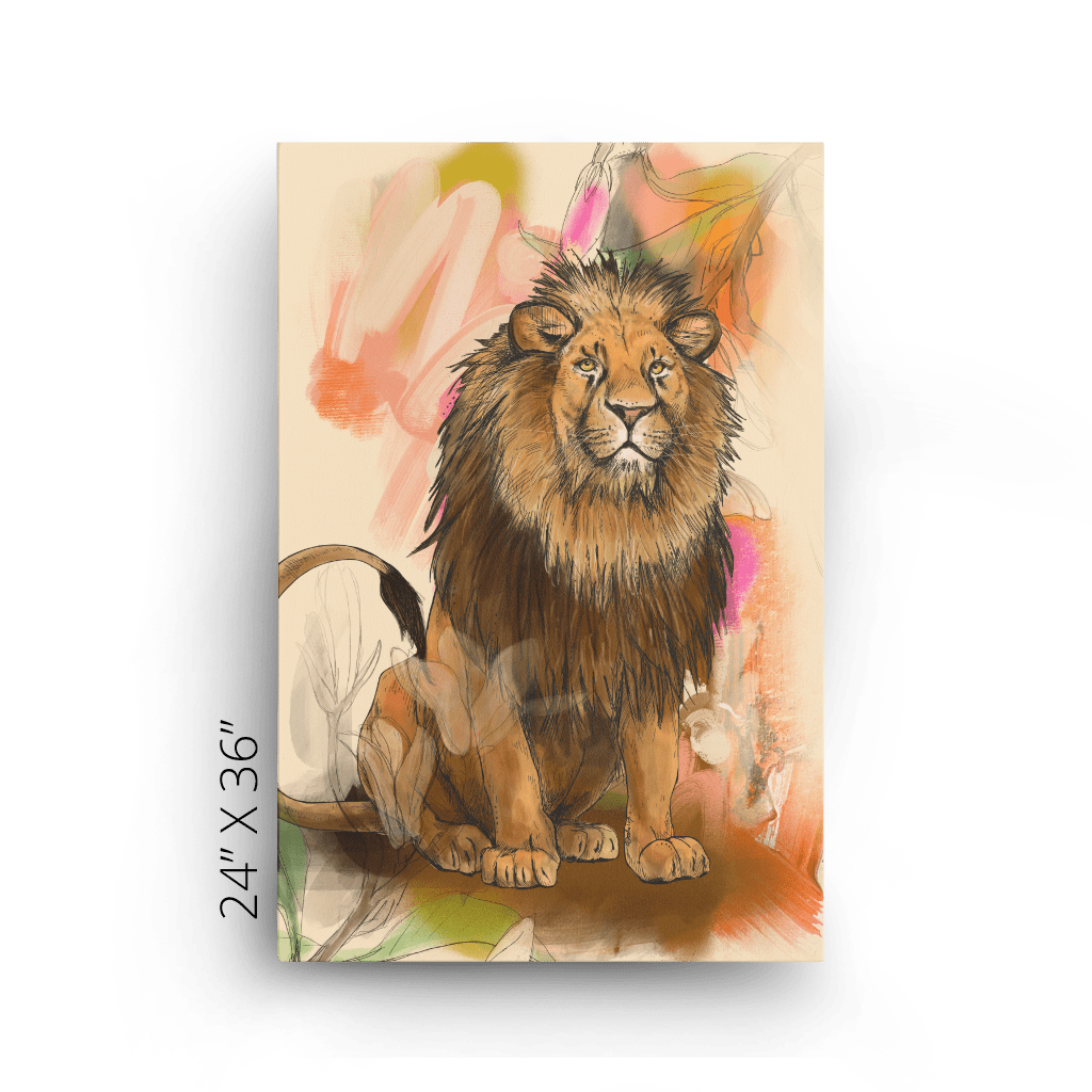 Savannah Suave Canvas Print Pawky Paws 24" X 36" Canvas Print