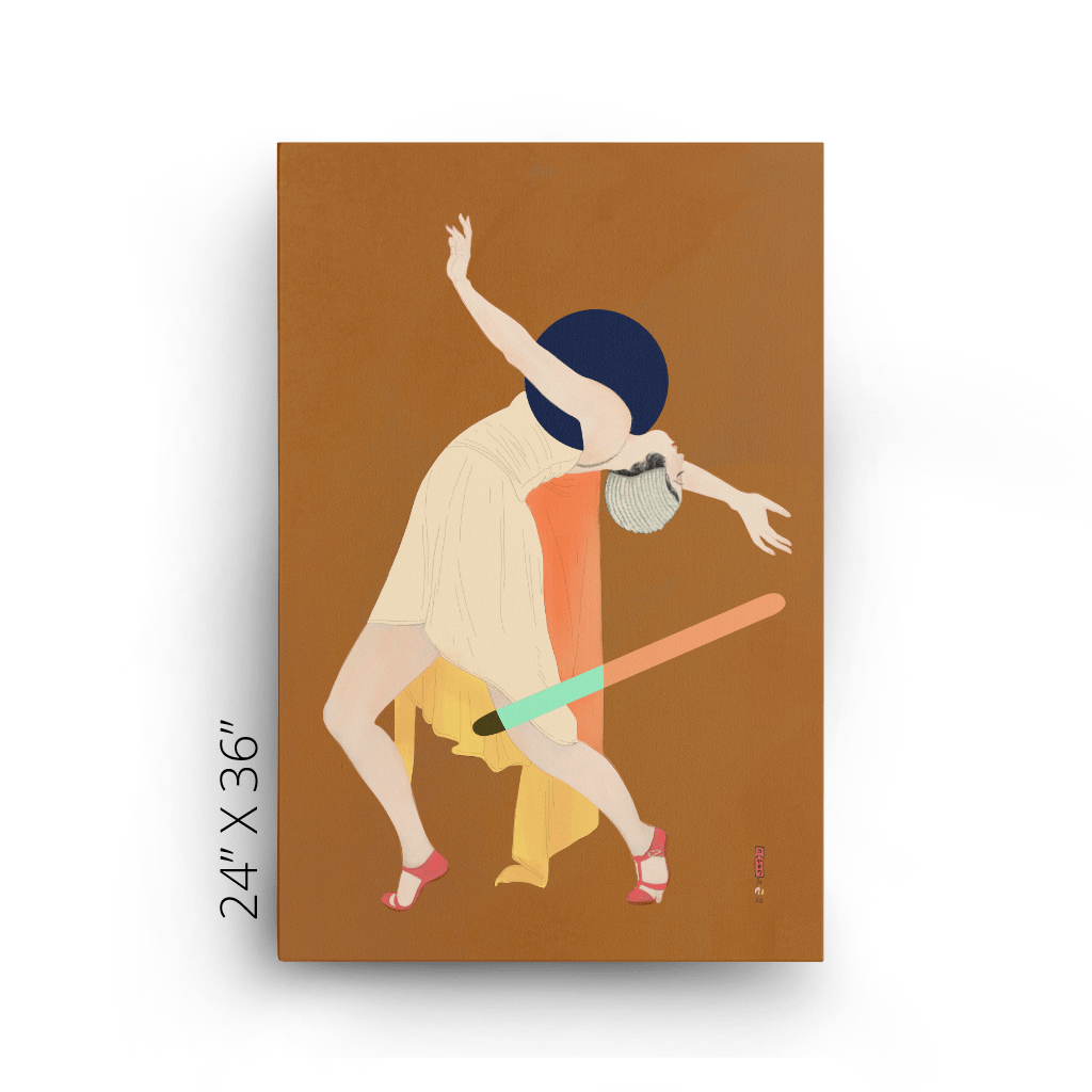 Dancer (Kobayakawa Kiyoshi X diedododa) Canvas Print Movements 24"x36" Canvas Print