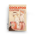 Cockatoo Coffee Canvas Print ADimals 24" X 36" Canvas Print