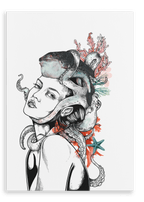 Sea Matte Canvas Print Habitats 28"x40"(70x100 cm) Canvas Print