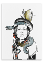 Earth Matte Canvas Print Habitats 28"x40"(70x100 cm) Canvas Print