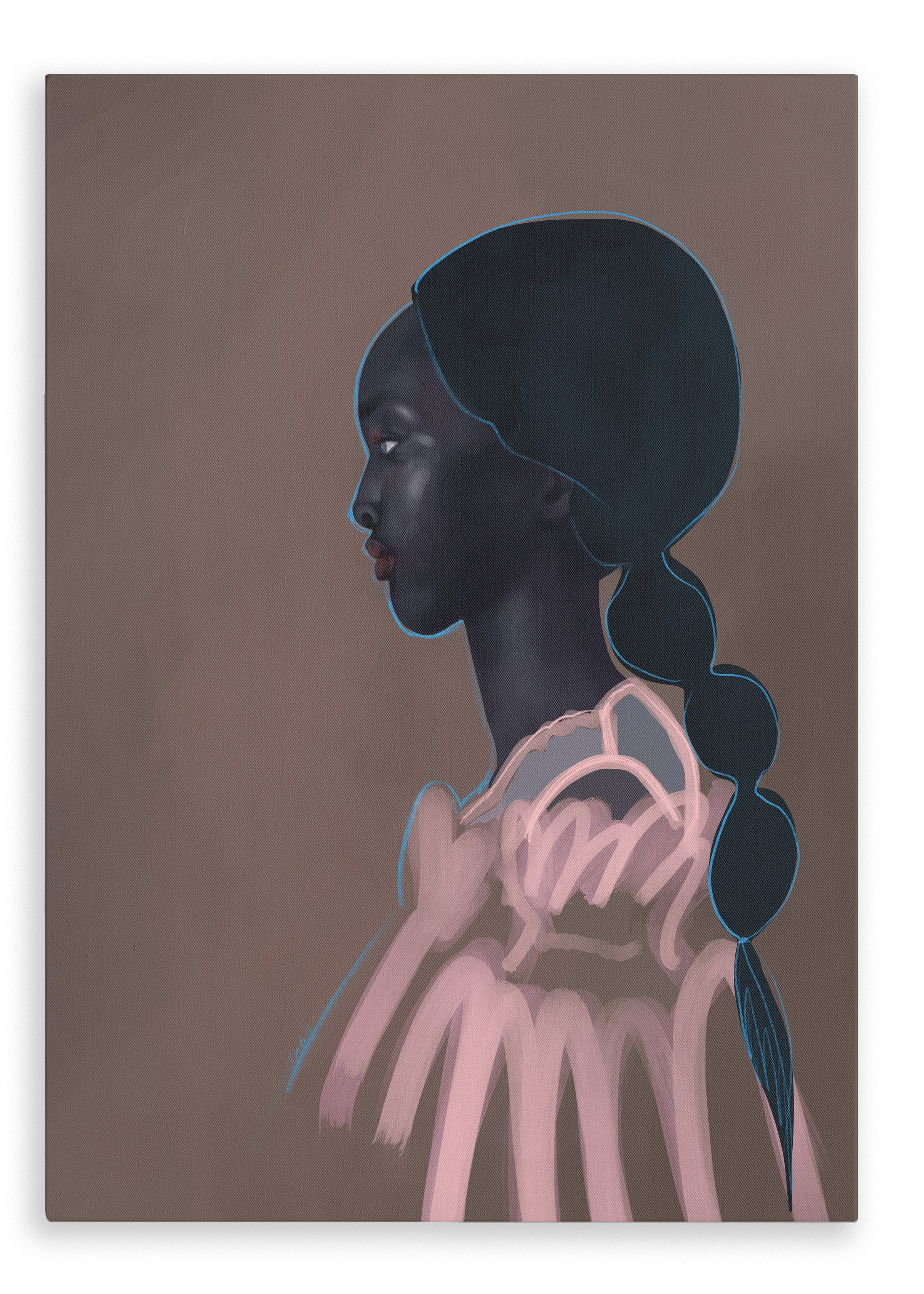 Nyaueth Niko Riam - Moment Canvas Print Fashion Illustration 28