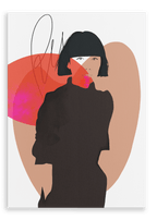 Rei Kawakubo - Icon Canvas Print Fashion Illustration 28"x40"(70x100 cm) Canvas Print