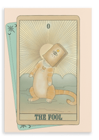 The Fool Canvas Print Tarot Cats 28"x40"(70x100 cm) Canvas Print